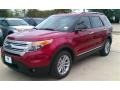 2015 Ruby Red Ford Explorer XLT  photo #37