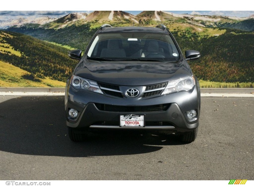 2015 RAV4 XLE - Magnetic Gray Metallic / Ash photo #2