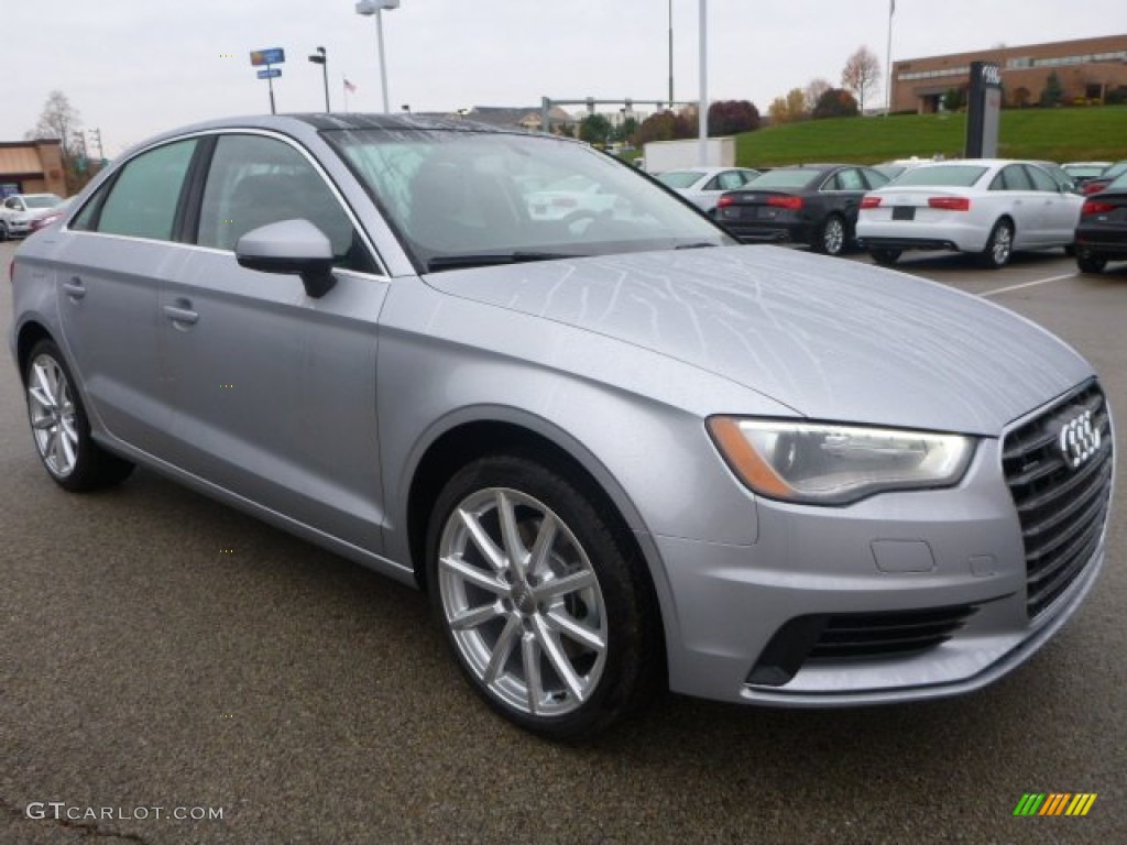 2015 A3 2.0 Premium Plus quattro - Florett Silver Metallic / Black photo #5