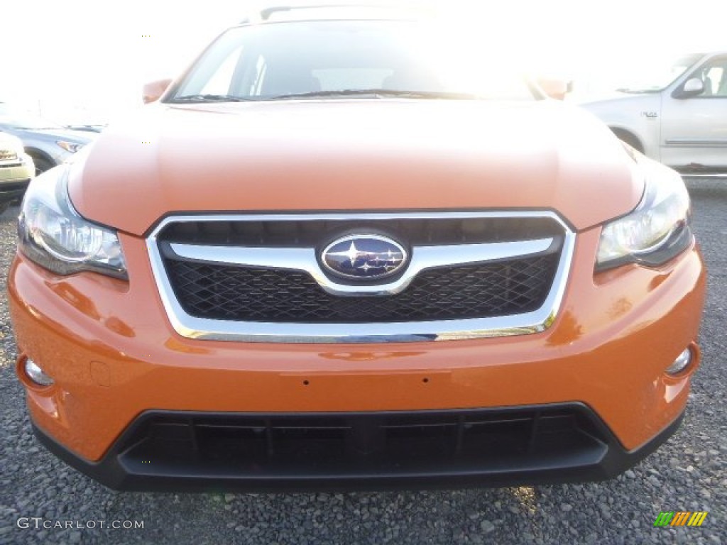 2014 XV Crosstrek 2.0i Premium - Tangerine Orange Pearl / Black photo #8