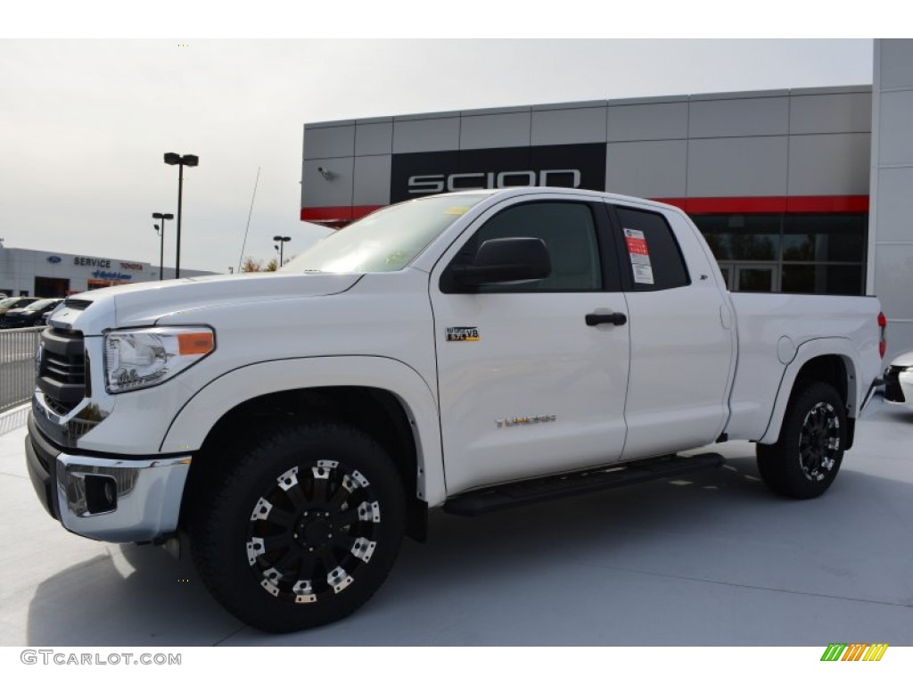 Super White 2015 Toyota Tundra SR5 Double Cab 4x4 Exterior Photo #98864621