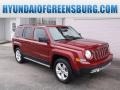 Deep Cherry Red Crystal Pearl 2012 Jeep Patriot Latitude