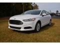 2015 Oxford White Ford Fusion S  photo #1