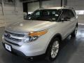 2015 Ingot Silver Ford Explorer XLT  photo #3