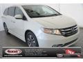 2015 White Diamond Pearl Honda Odyssey Touring Elite  photo #1