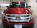 2015 Ruby Red Ford Explorer XLT  photo #2