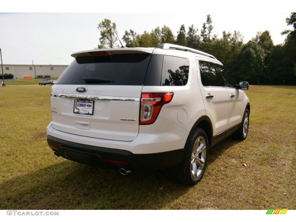 2015 Explorer Limited - White Platinum / Medium Light Stone photo #5