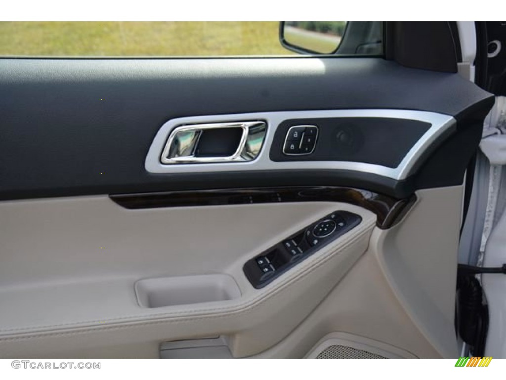2015 Explorer Limited - White Platinum / Medium Light Stone photo #25