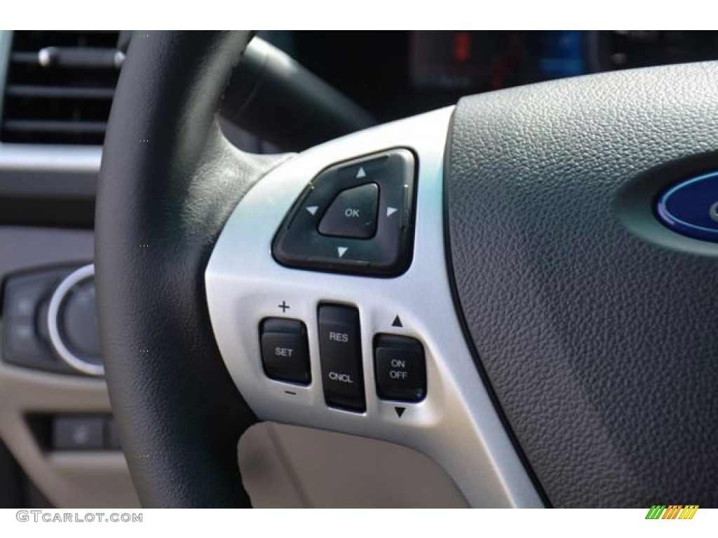 2015 Explorer Limited - White Platinum / Medium Light Stone photo #28