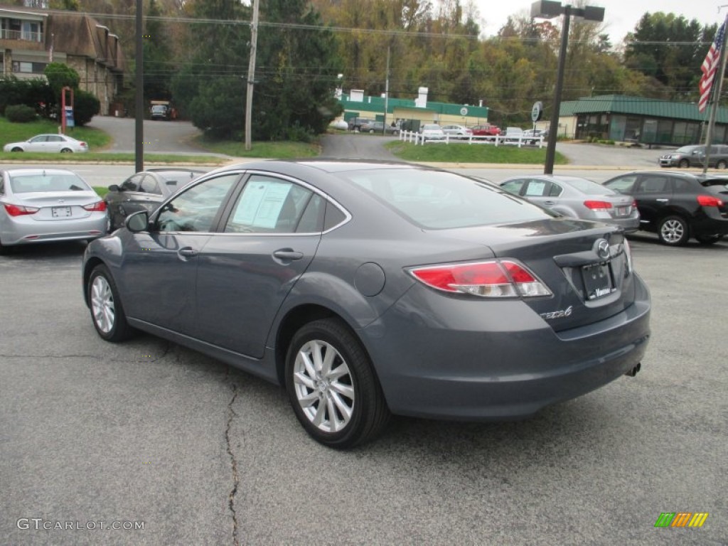 2011 MAZDA6 i Grand Touring Sedan - Comet Gray Mica / Black photo #6