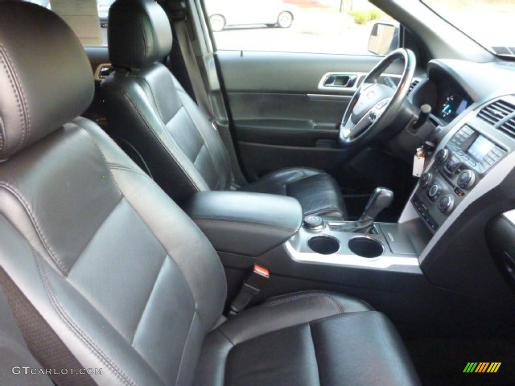 2012 Explorer XLT 4WD - White Platinum Tri-Coat / Charcoal Black photo #9