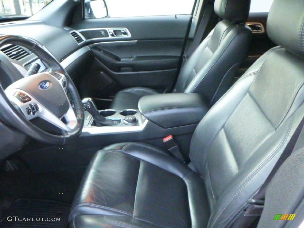 2012 Explorer XLT 4WD - White Platinum Tri-Coat / Charcoal Black photo #13