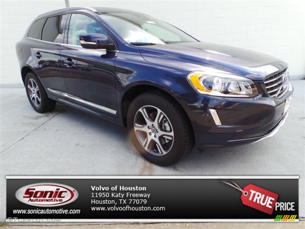 2015 XC60 T6 AWD - Caspian Blue Metallic / Soft Beige photo #1