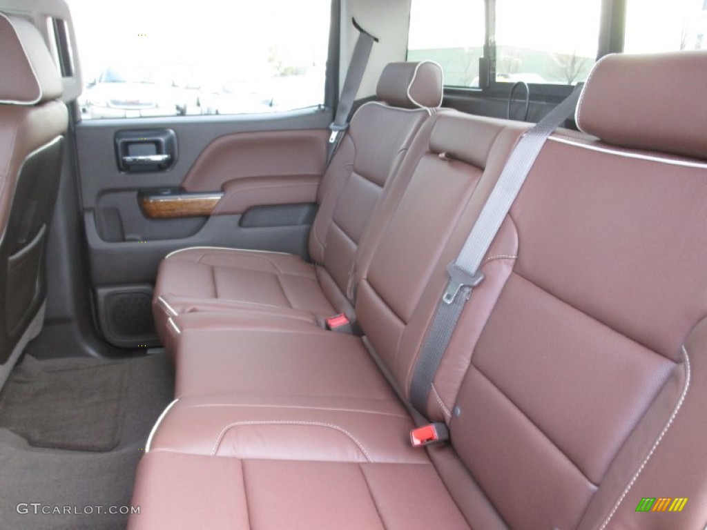 2015 Chevrolet Silverado 2500HD High Country Crew Cab 4x4 Rear Seat Photo #98874359