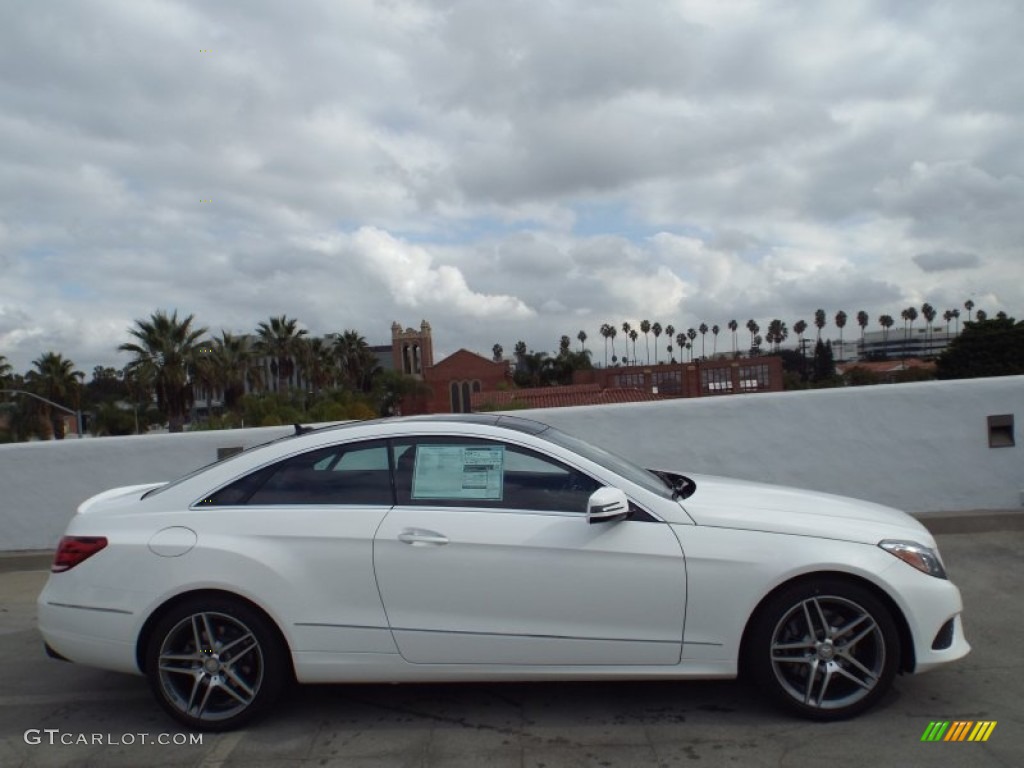 Polar White 2015 Mercedes-Benz E 400 Coupe Exterior Photo #98881451