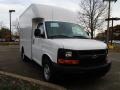 Summit White - Express Cutaway 3500 Moving Van Photo No. 3