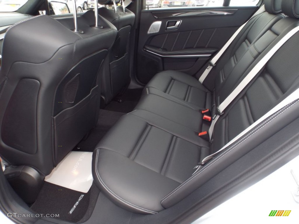 Black Interior 2015 Mercedes-Benz E 63 AMG S 4Matic Sedan Photo #98881796