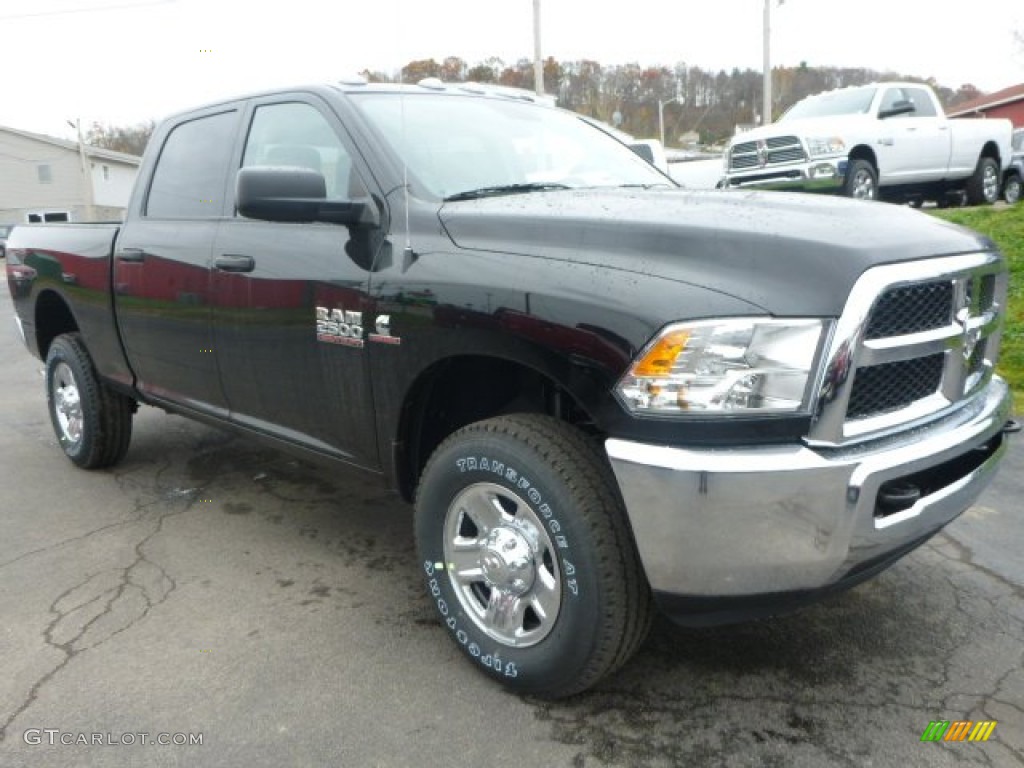Black 2015 Ram 2500 Tradesman Crew Cab 4x4 Exterior Photo #98882387