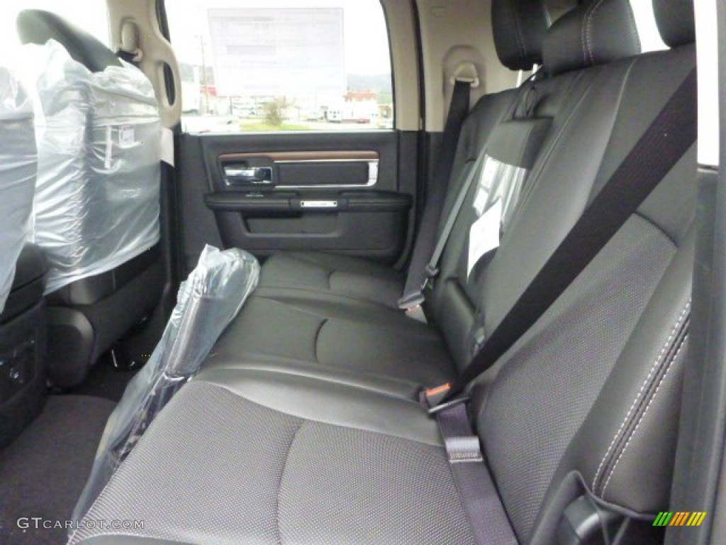 Black Interior 2015 Ram 2500 Laramie Mega Cab 4x4 Photo #98883441