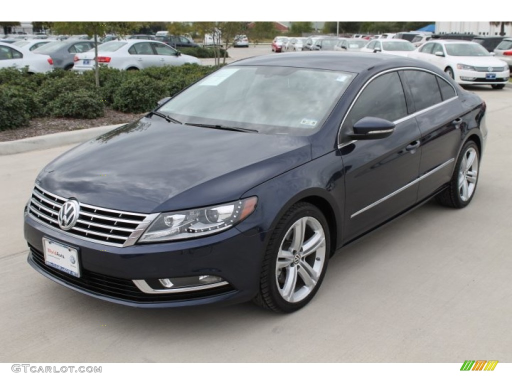 2013 CC Sport Plus - Night Blue Metallic / Desert Beige/Black photo #4