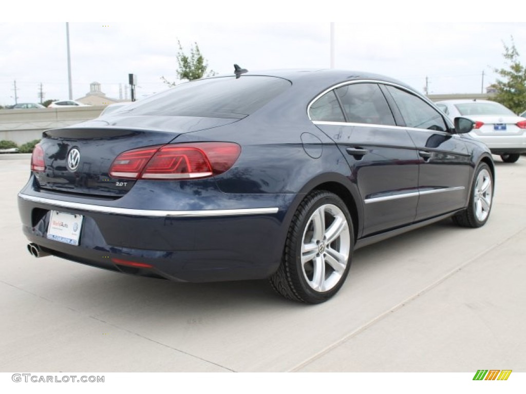 2013 CC Sport Plus - Night Blue Metallic / Desert Beige/Black photo #8