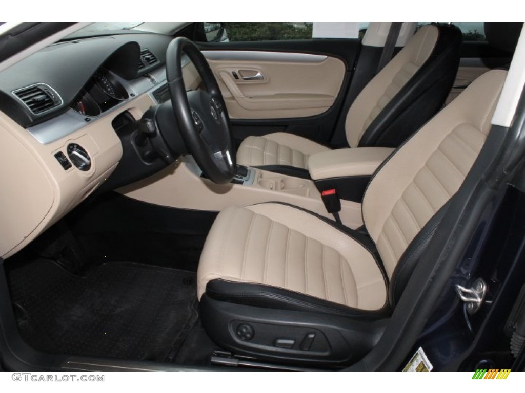 2013 CC Sport Plus - Night Blue Metallic / Desert Beige/Black photo #16