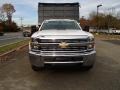 2015 Summit White Chevrolet Silverado 3500HD WT Regular Cab 4x4 Dump Truck  photo #2