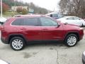 2015 Deep Cherry Red Crystal Pearl Jeep Cherokee Limited 4x4  photo #6