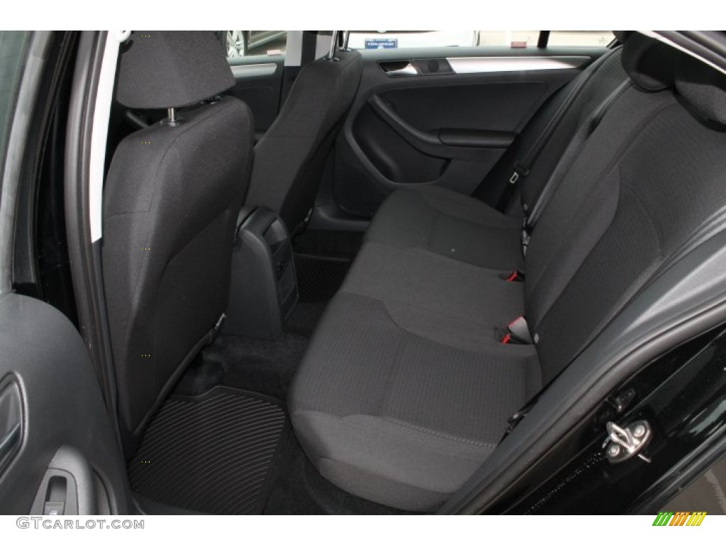 Titan Black Interior 2015 Volkswagen Jetta Se Sedan Photo