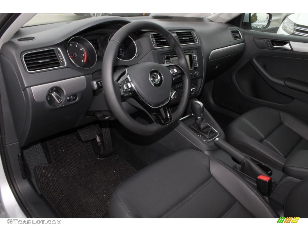 Titan Black Interior 2015 Volkswagen Jetta SE Sedan Photo #98885921