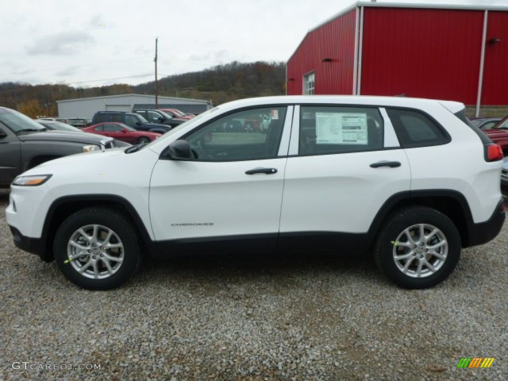 Bright White 2015 Jeep Cherokee Sport Exterior Photo #98886260