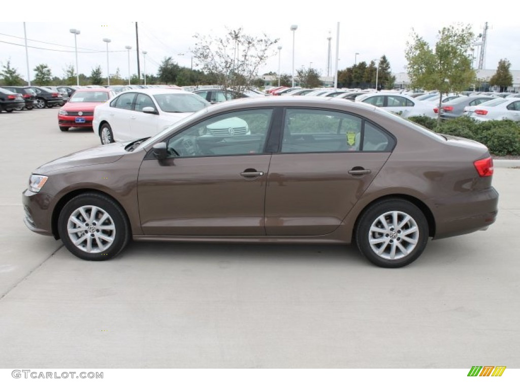 Toffee Brown Metallic 2015 Volkswagen Jetta SE Sedan Exterior Photo #98886266