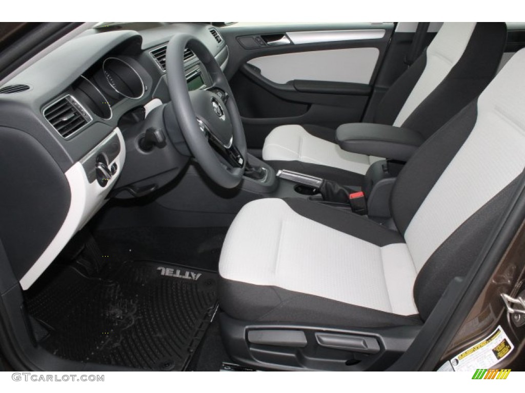 Ceramique/Titan Black Interior 2015 Volkswagen Jetta SE Sedan Photo #98886378