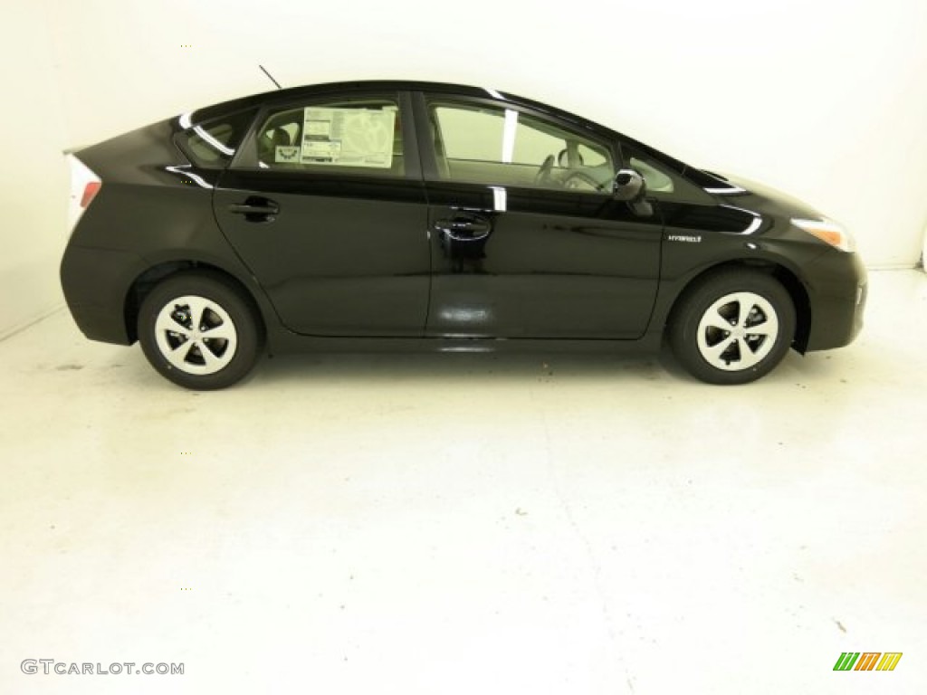 2015 Prius Two Hybrid - Black / Bisque photo #1