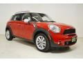 2014 Blazing Red Metallic Mini Cooper S Countryman  photo #2