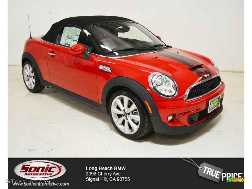 2014 Cooper S Roadster - Chili Red / Carbon Black photo #1