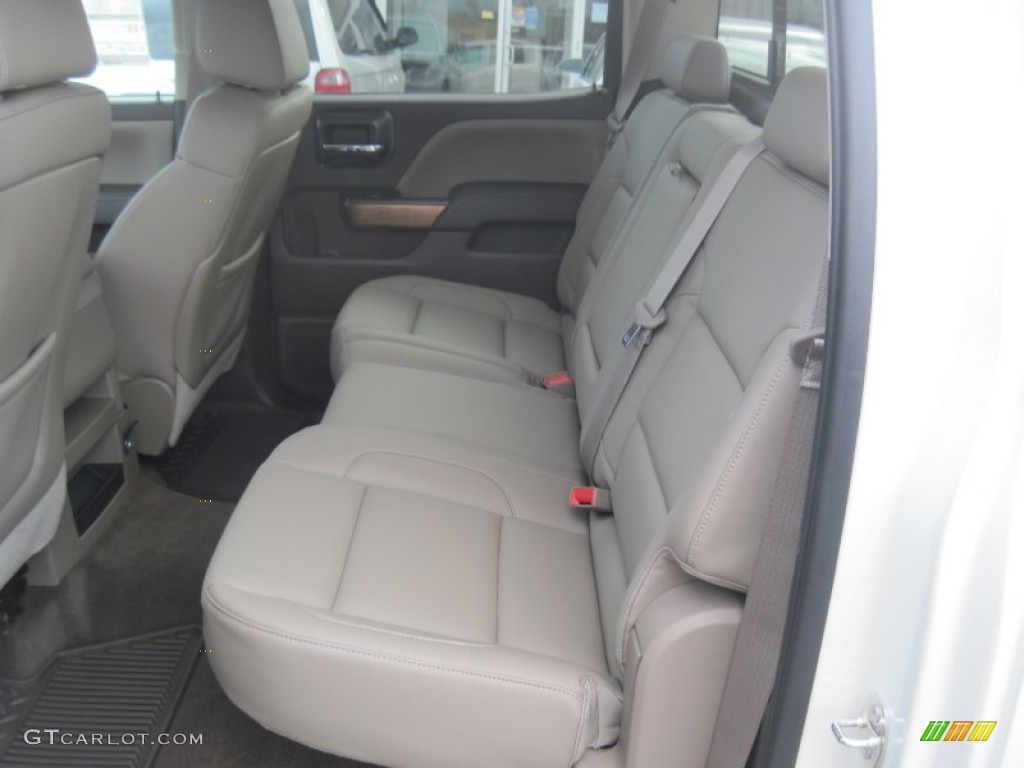 2015 Chevrolet Silverado 1500 LTZ Crew Cab 4x4 Rear Seat Photo #98893870