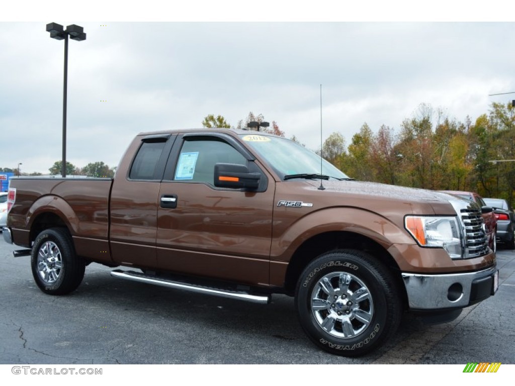 Golden Bronze Metallic 2012 Ford F150 XLT SuperCab Exterior Photo #98893880