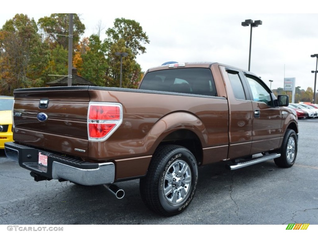 2012 F150 XLT SuperCab - Golden Bronze Metallic / Pale Adobe photo #3