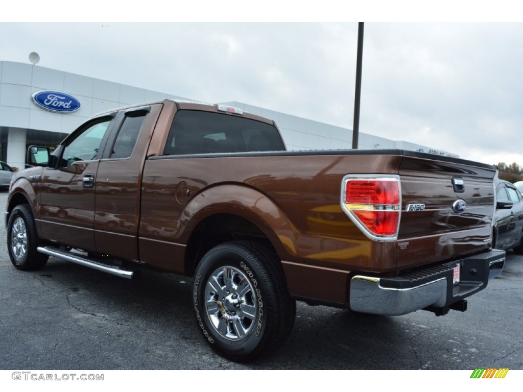 2012 F150 XLT SuperCab - Golden Bronze Metallic / Pale Adobe photo #5