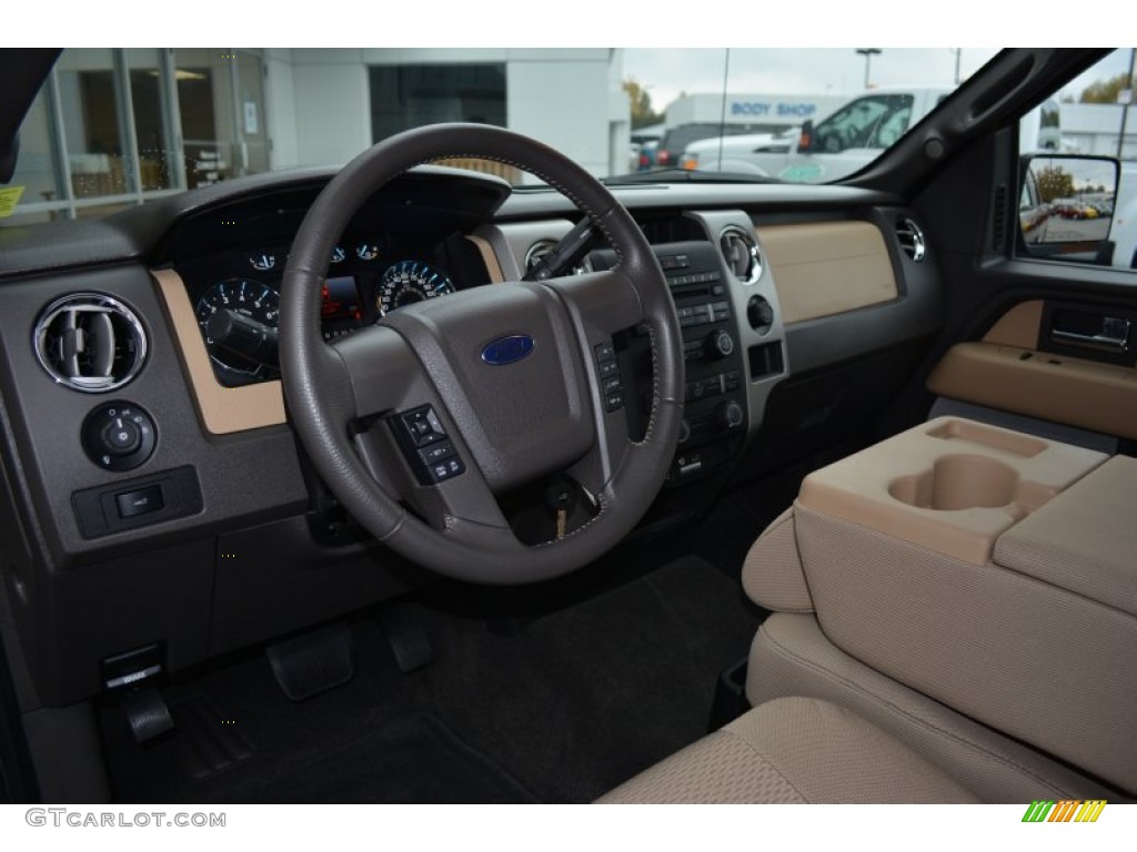 2012 F150 XLT SuperCab - Golden Bronze Metallic / Pale Adobe photo #10