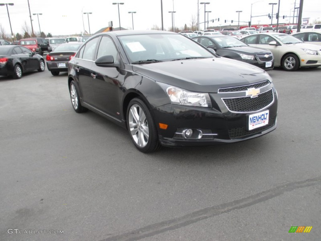 2013 Cruze LTZ - Black Granite Metallic / Cocoa/Light Neutral photo #1