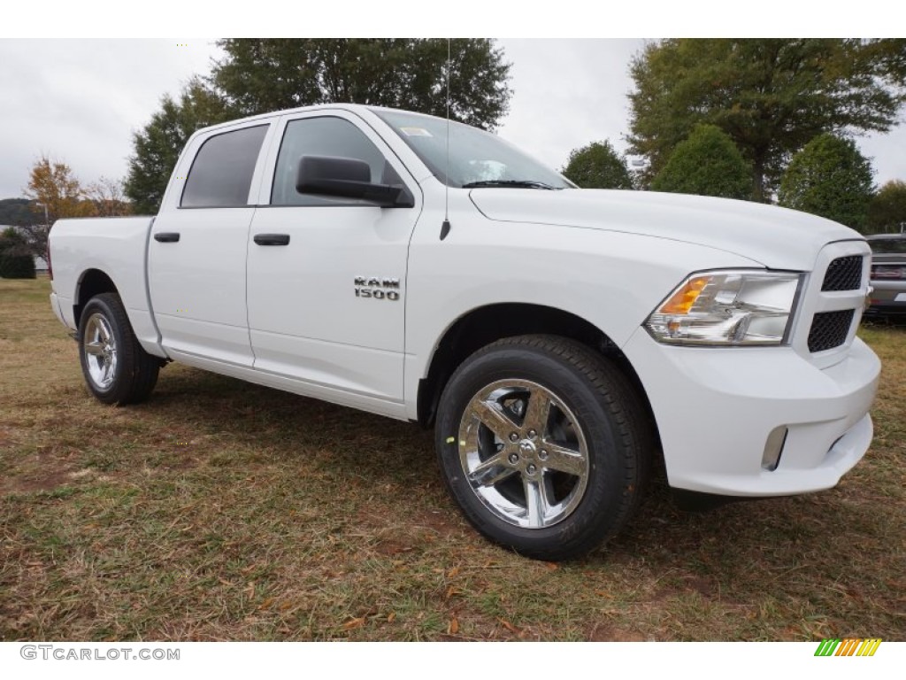 2015 1500 Express Crew Cab - Bright White / Black/Diesel Gray photo #4