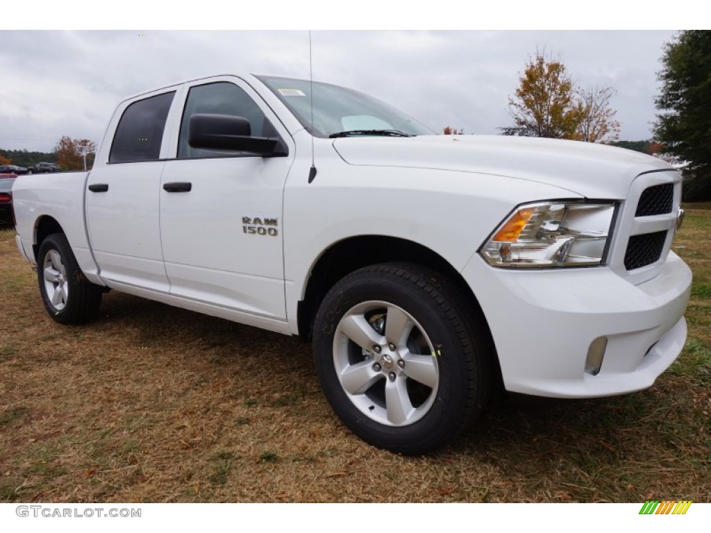 2015 1500 Tradesman Crew Cab - Bright White / Black/Diesel Gray photo #4