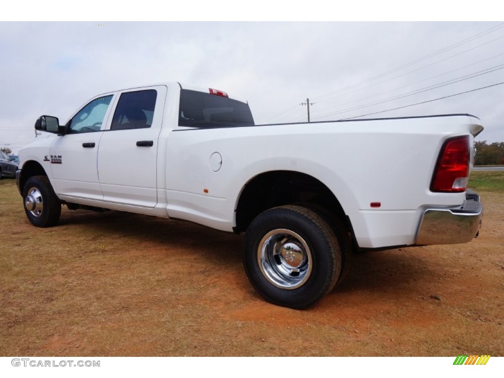 Bright White 2015 Ram 3500 Tradesman Crew Cab 4x4 Dual Rear Wheel Exterior Photo #98896402