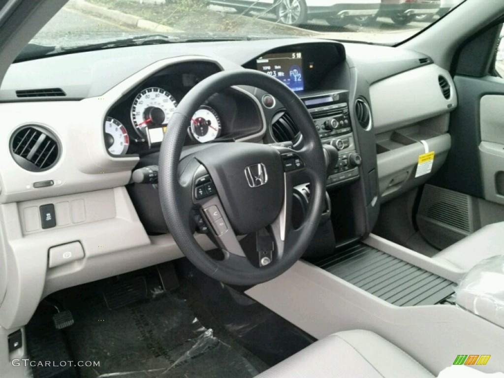 2015 Pilot EX 4WD - Modern Steel Metallic / Gray photo #3