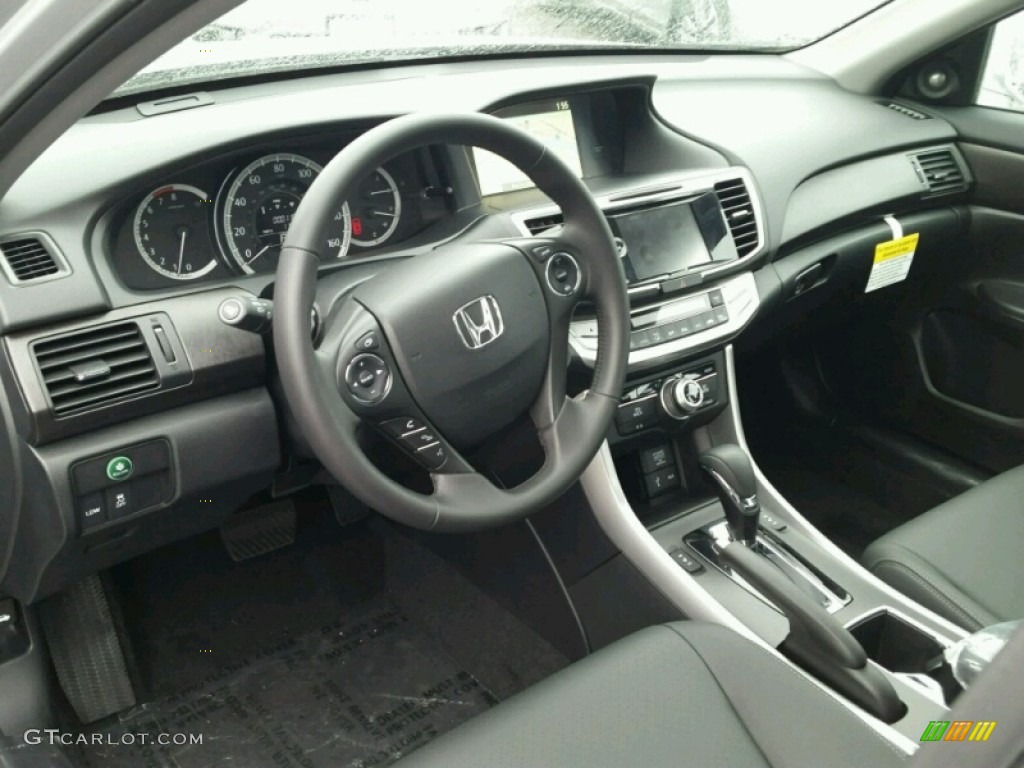 2015 Accord EX-L Sedan - Alabaster Silver Metallic / Black photo #3