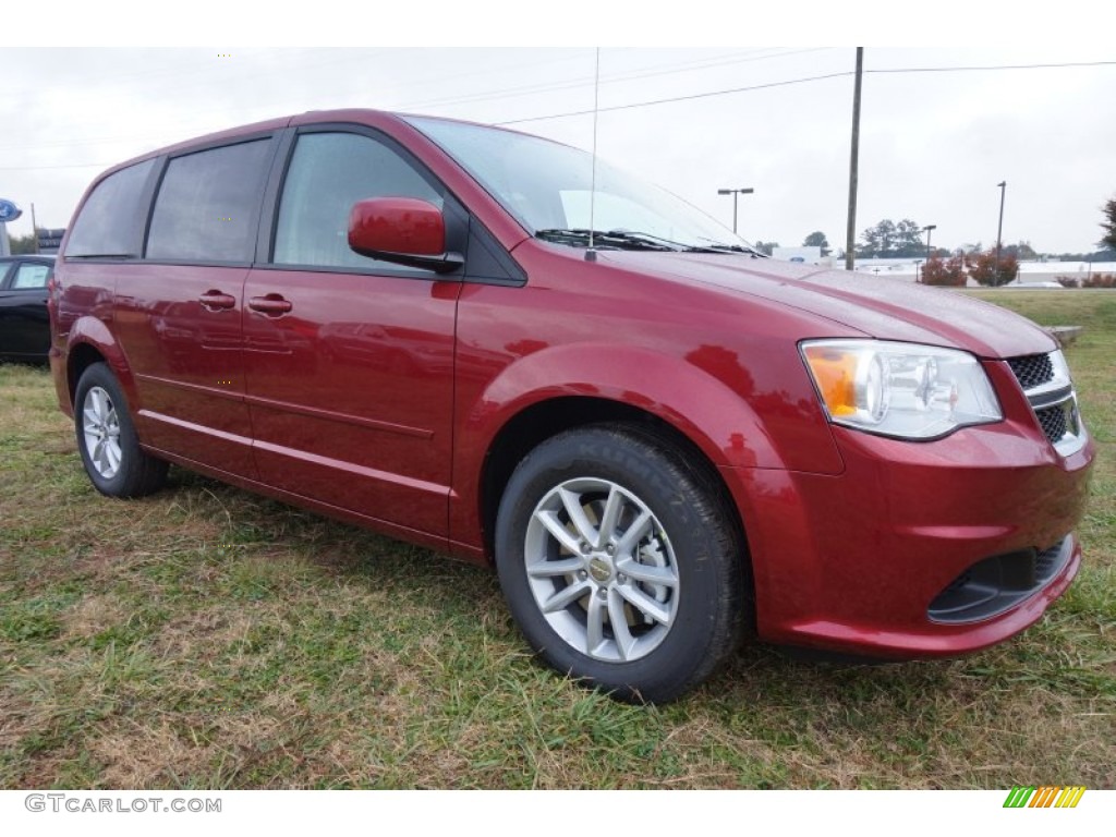 Deep Cherry Red Crystal Pearl 2015 Dodge Grand Caravan SXT Exterior Photo #98898187