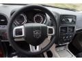 Black/Light Graystone 2015 Dodge Grand Caravan SXT Steering Wheel