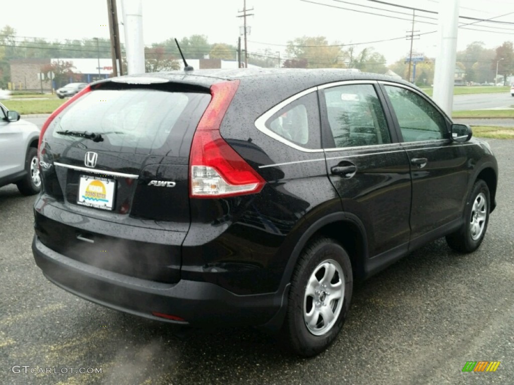 2014 CR-V LX AWD - Crystal Black Pearl / Black photo #2
